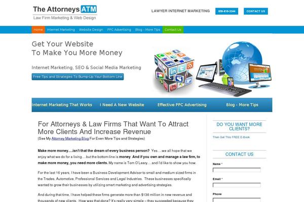WordPress website example screenshot