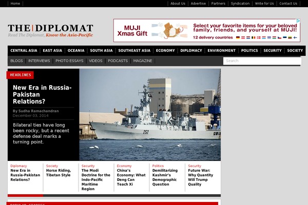 the-diplomat.com site used Td_theme_v3