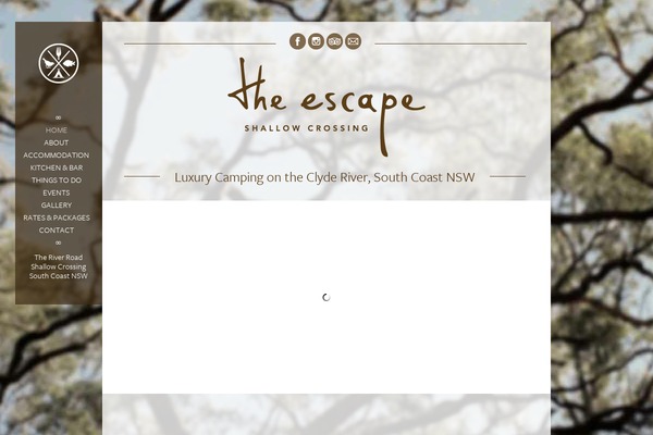 Escape theme site design template sample