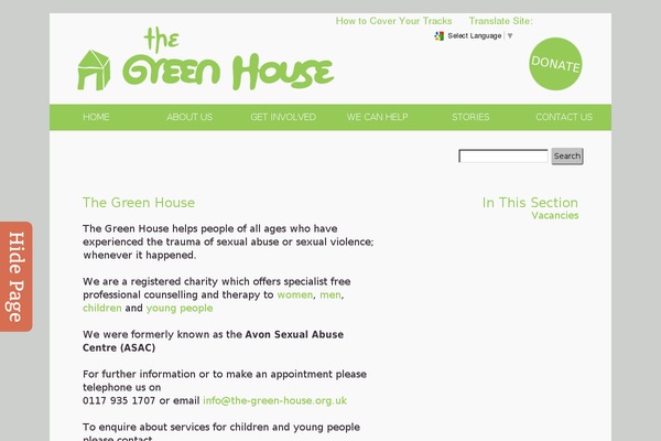 the-green-house.org.uk site used The-green-house