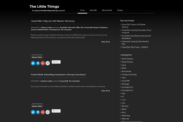 the-little-things.net site used SimpleDark