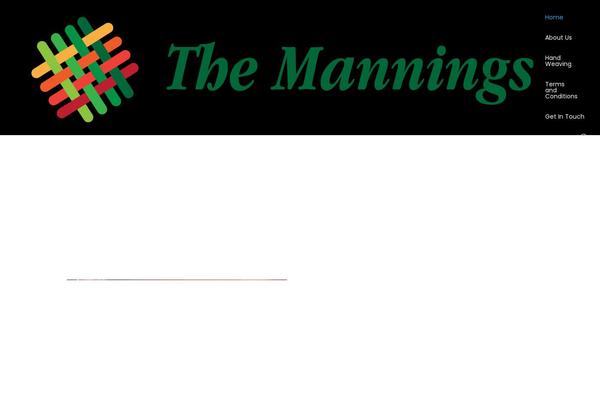 the-mannings.com site used Divi