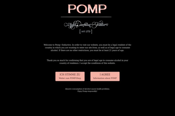 the-pomp.com site used Pomp