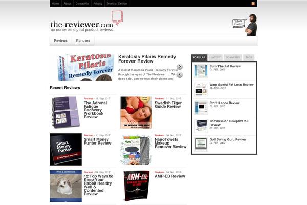 the-reviewer.com site used KadenceWP
