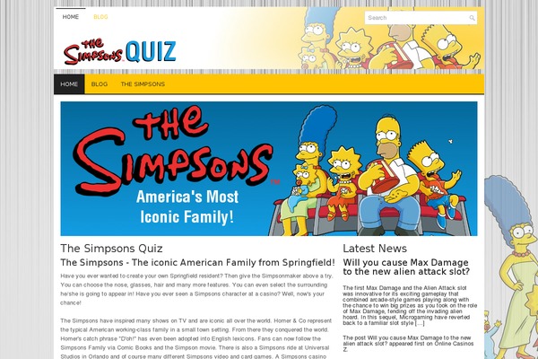 the-simpsons-quiz.com site used Sencity