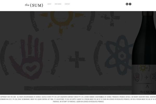 Core theme site design template sample