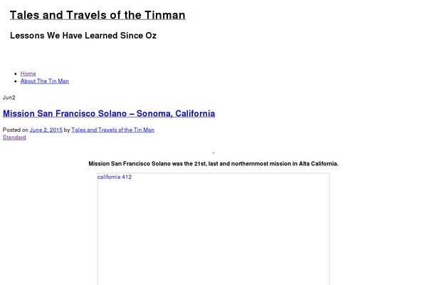 WordPress website example screenshot