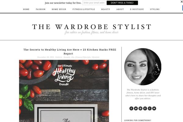 the-wardrobe-stylist.com site used Fashionistatheme