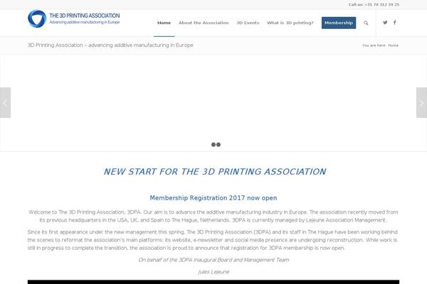 Enfold theme site design template sample