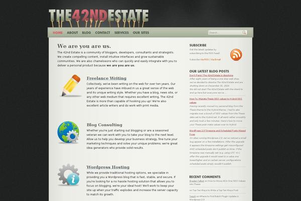 the42ndestate.com site used 42ndestate-theme