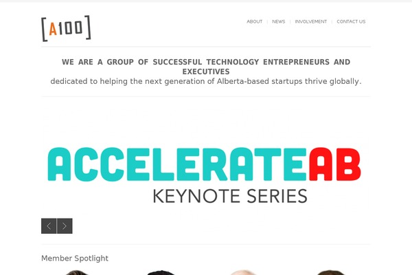 thea100.org site used The-a100