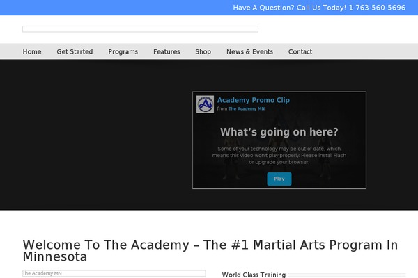 WordPress website example screenshot