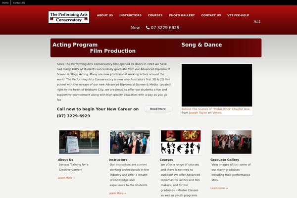 theactorsconservatory.com site used Beauty-studio