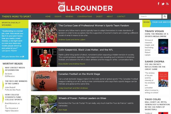 AllRounder theme websites examples