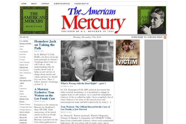 theamericanmercury.org site used Catch-flames-pro