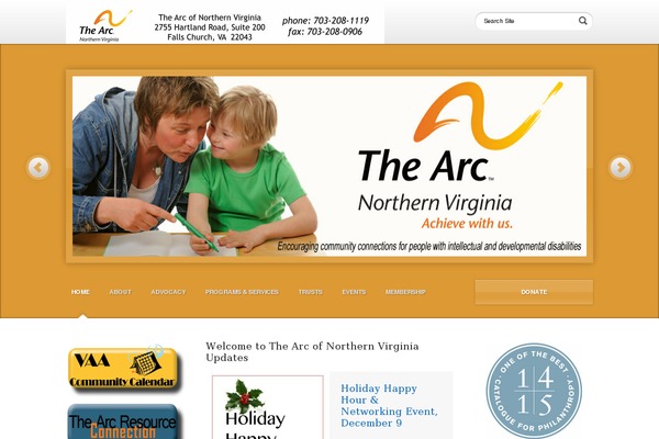 thearcofnova.org site used Arc-of-nova