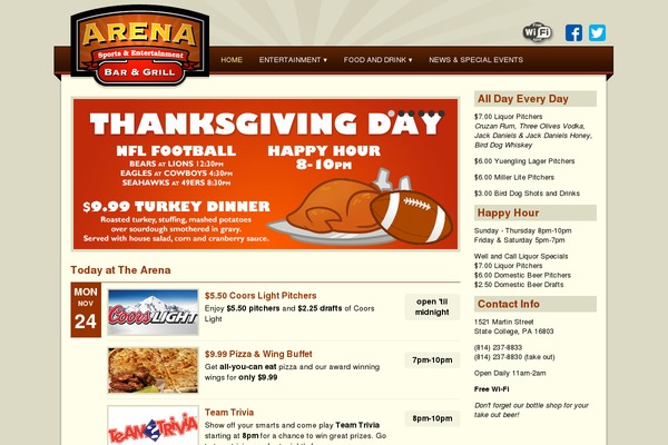 WordPress website example screenshot