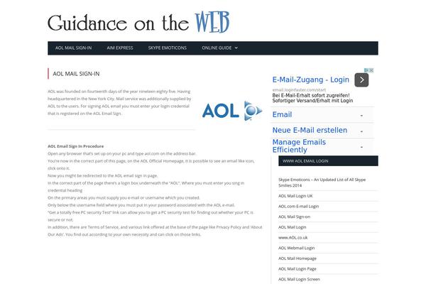 WordPress website example screenshot