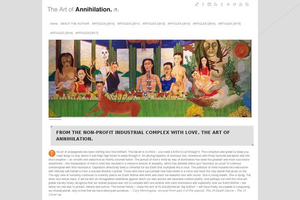 theartofannihilation.com site used Goodspace V1 08