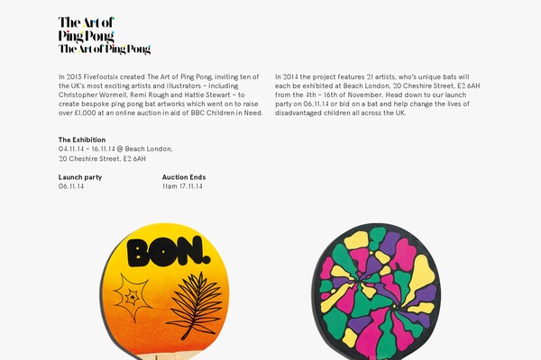 theartofpingpong.co.uk site used Taopp