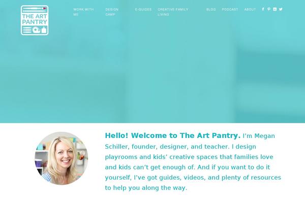 Story theme site design template sample