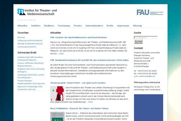 theater-medien.de site used Fau-philfak