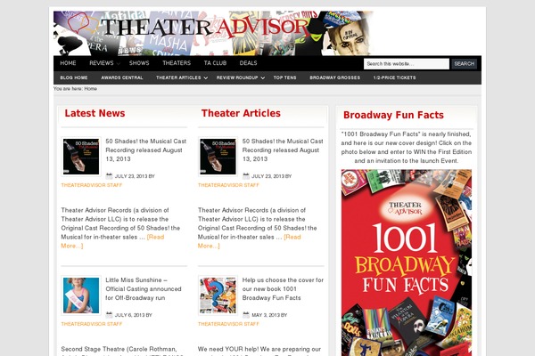 theater_advisor theme websites examples