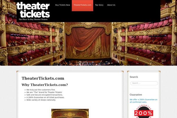 theatertickets.com site used Colormag_child