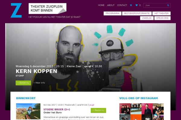 theaterzuidplein.nl site used Theaterzuidplein