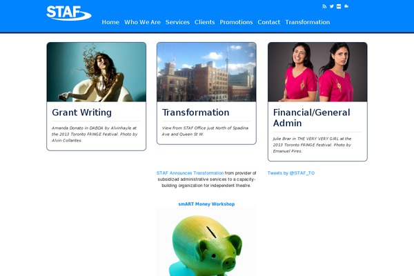 STAF WordPress theme, websites list used STAF theme STAF theme websites examples