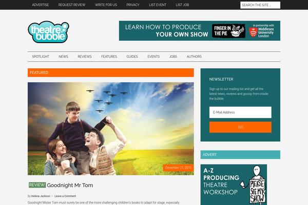 Magazine Pro theme site design template sample