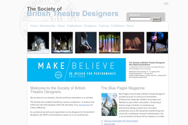 theatredesign.org.uk site used Sbtd