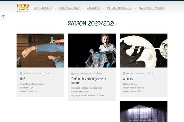 theatrelavista.fr site used Ichurch