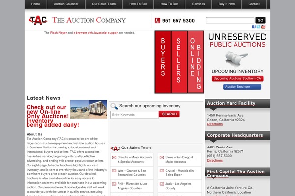 theauctioncompany.net site used Flatsome