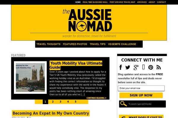 theaussienomad.com site used Theaussienomad