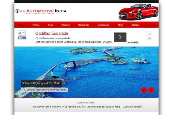 theautomotiveindia.com site used Prestige-child
