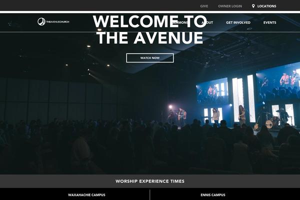 theavenuechurch.com site used Shipwright