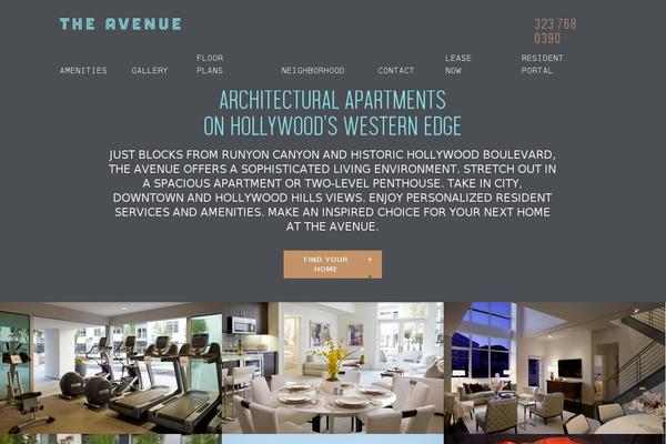 the_avenue theme websites examples