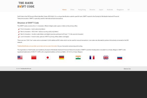 thebankswiftcode.com site used uDesign