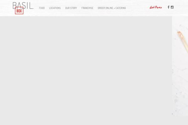 thebasilbox.com site used Basilbox