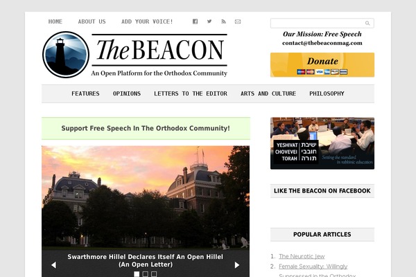 thebeaconmag.com site used Thebeaconmag