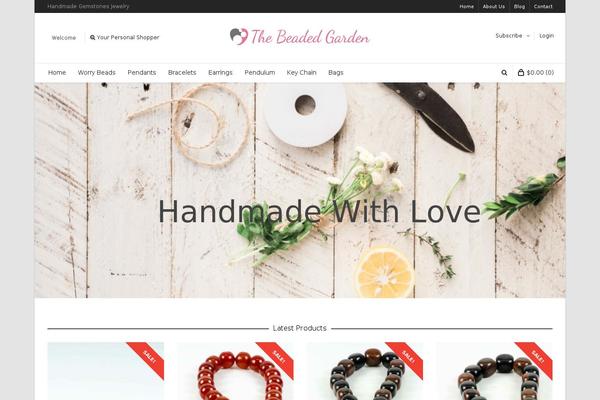 thebeadedgarden.com site used Handmade-shop