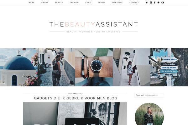 thebeautyassistant.nl site used Cashmeretheme