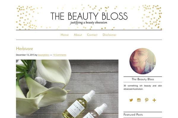 thebeautybloss.com site used Pipdig-maryline