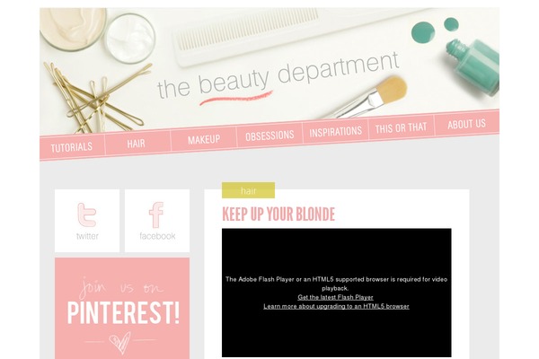 thebeautydepartment.com site used Thebeautydepartment2016