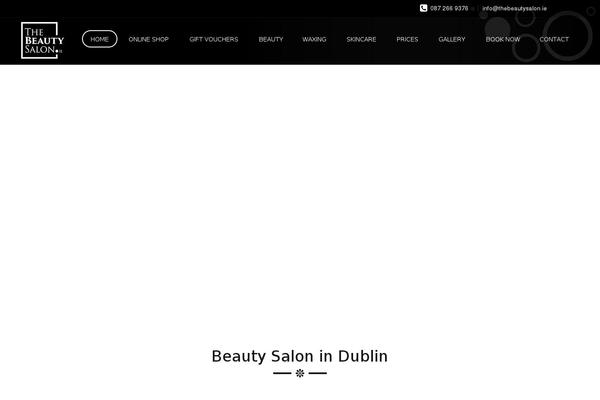thebeautysalon.ie site used Beauty Salon
