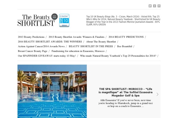 thebeautyshortlist.com site used Pipdig-crystal