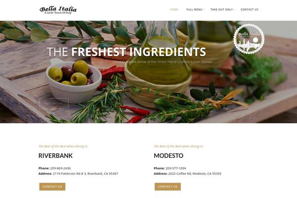 thebellaitalia.com site used Grazie