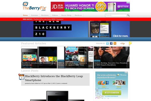 WordPress website example screenshot