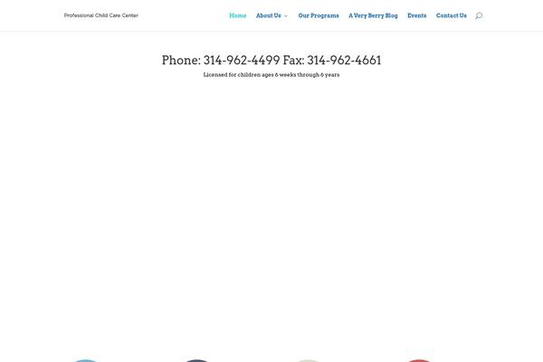 Divi theme site design template sample